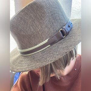 Stetson Hard Woven Straw Hat
